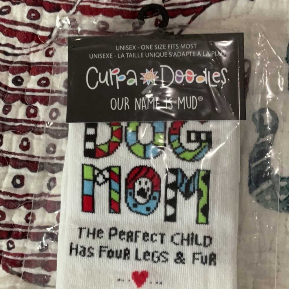 Cupa Doodles Dog Mom Socks